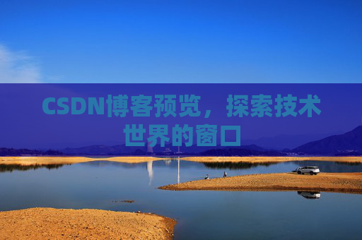 CSDN博客预览，探索技术世界的窗口